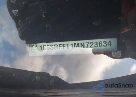 2021 Ram 1500 Lone Star 4X4 5'7 Box из США, поврежденный, VIN 1C6SRFFT1MN723634